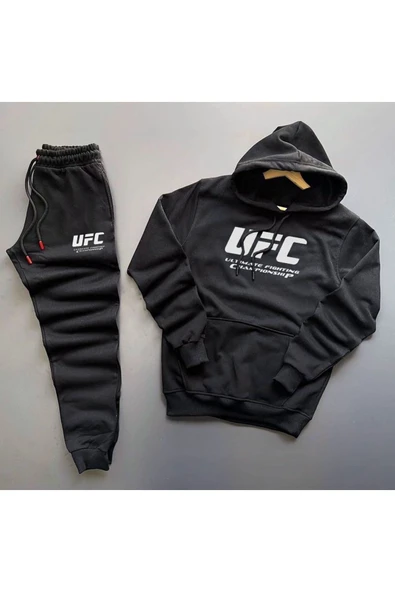 UFC Kanguru Sweatshirt Hoodie + Eşofman Kombin ürün görseli 1