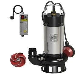 Sumak SDF 18/2 Paslanmaz Gövdeli Foseptik Dalgıç Pompa Monofaze (220 V) 1.8 Hp ürün görseli 1