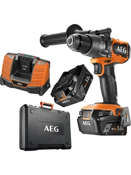 AEG BSB 18C3BL-502C 2X5Ah Akülü Darbeli Matkap ürün görseli 1
