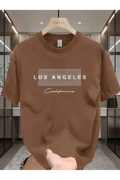Los Angel CLF imza tasarım Baskılı özel Unisex Tshirt ürün görseli 1
