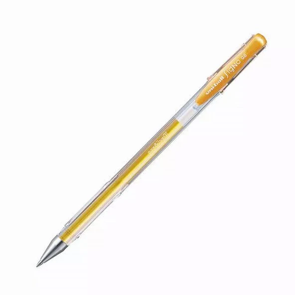 UNI JEL KALEM SIGNO NEEDLE 0.38 ALTIN SARI (151ND) ürün görseli 1