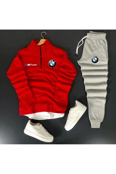 Eşofman Takımı Bmw Mpower Baskılı Unisex Eşofman Takımı 2'li set combin ürün görseli 1