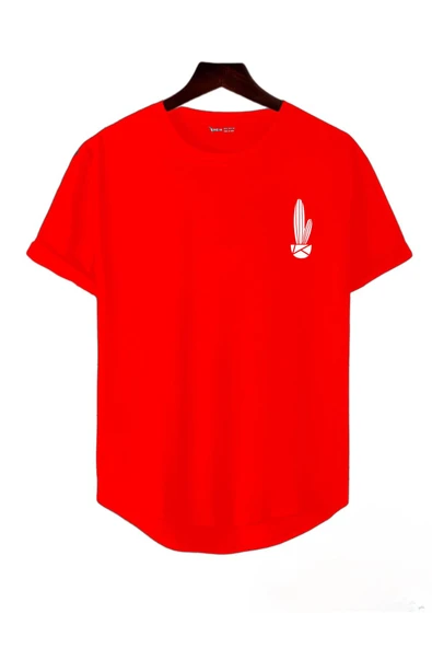Kaktüs Baskılı Original Ünisex Yazlık T-shirt ürün görseli 1