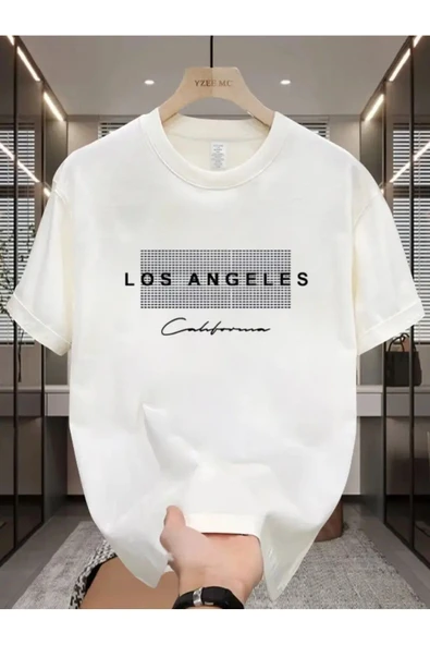Los Angel CLF imza tasarım Baskılı özel Unisex Tshirt ürün görseli 1