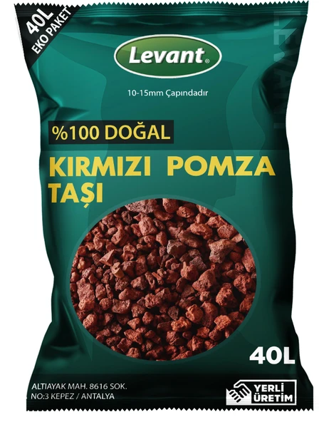 KIRMIZI POMZA TAŞI 40 L 10-15 MM ürün görseli 1