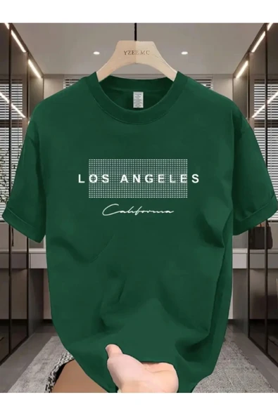 Los Angel CLF imza tasarım Baskılı özel Unisex Tshirt ürün görseli 1