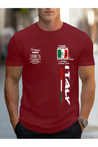 İtaly özel tasarım Unisex Tshirt ürün görseli 1