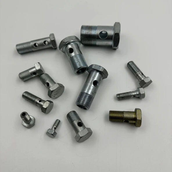 Delikli Mazot Civatası Orta M8x0.75 - Resim 7