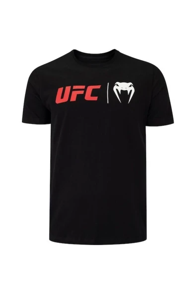 UFC Venum kırmızı tasarım Baskılı özel Unisex Tshirt ürün görseli 1