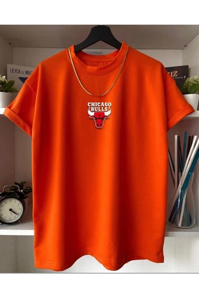 Yeni Sezon Trend Oversize Bulls Baskılı Rahat Kesim T-shirtler ürün görseli 1