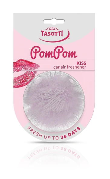 Tasotti Pom Pom (Kiss) Odunsu-Çiçeksi Esanslý  Ayna Altý Asma Koku ürün görseli 1