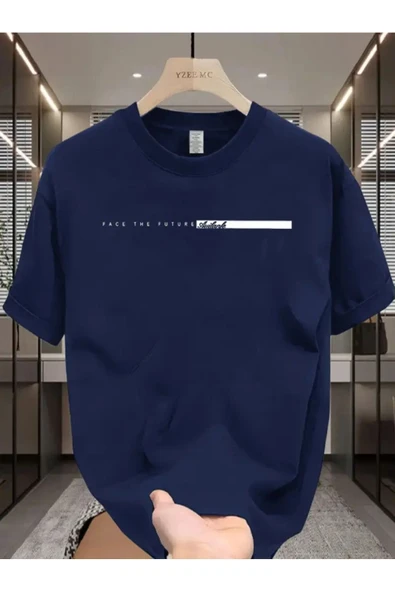 Face To Future Baskılı Oversize Tshirt ürün görseli 1