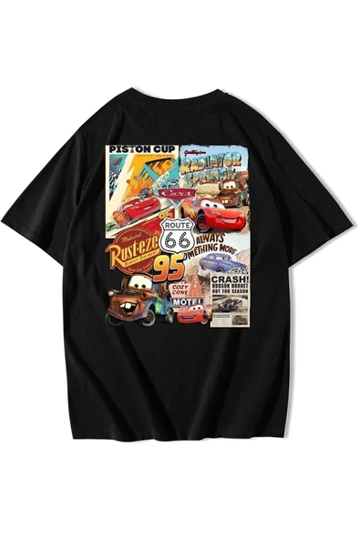 Piston cup 95  Baskılı özel tasarım Unisex Tshirt ürün görseli 1