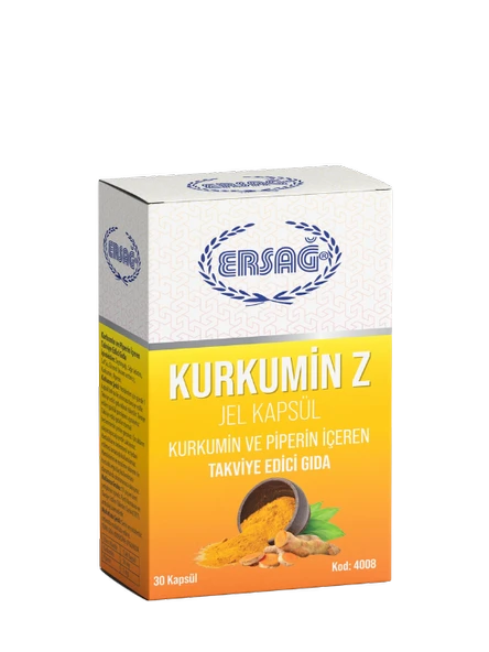 Ersağ Kurkumin Z Jel Kapsül ürün görseli 1