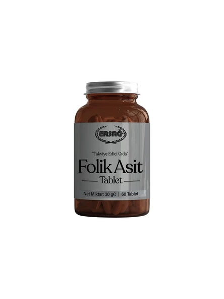 Ersağ Folik Asit 60 Tablet ürün görseli 1