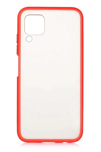Huawei P40 Lite Kılıf Mat Yüzey Renkli Kenar Silikon ürün görseli 1