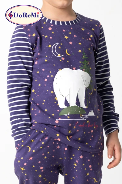 DoReMi Kız Çocuk Pijama Takımı - Resim 10