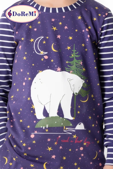 DoReMi Kız Çocuk Pijama Takımı - Resim 12