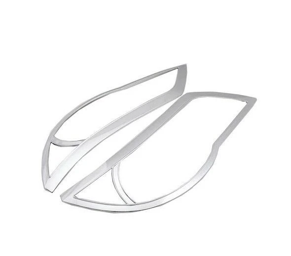 Volkswagen Tiguan Uyumlu 2008-2010 Far Çerçevesi ABS Krom 2 Parça ürün görseli 1
