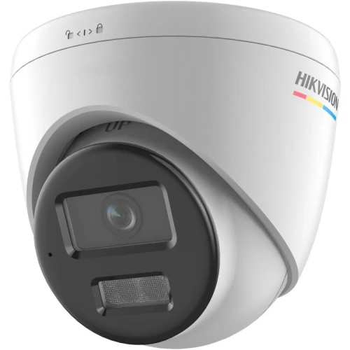 HIKVISION DS-2CD1327G2H-LIUF, 2Mpix, 2.8mm Lens, H265+, 30Mt Gece Görüsü, Color Vu, Smart Hybrid Light, Full Time Color, Dahili Mikrofon, Dome IP Kamera ürün görseli 1