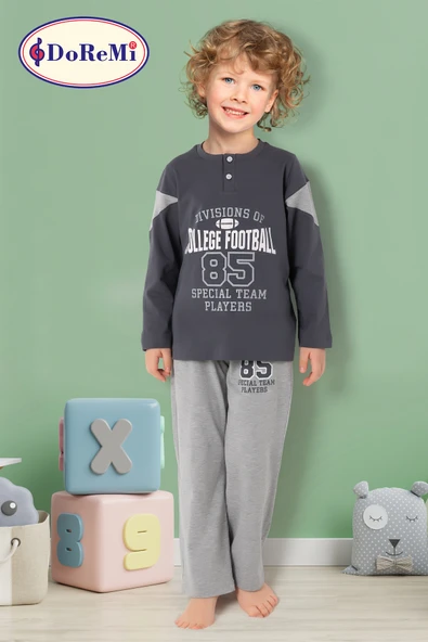 DoReMi Erkek Çocuk Pijama Takımı ürün görseli 1