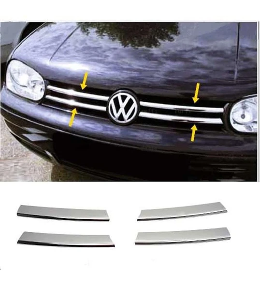 Volkswagen Golf Uyumlu 4 Ön Panjur Krom ürün görseli 1
