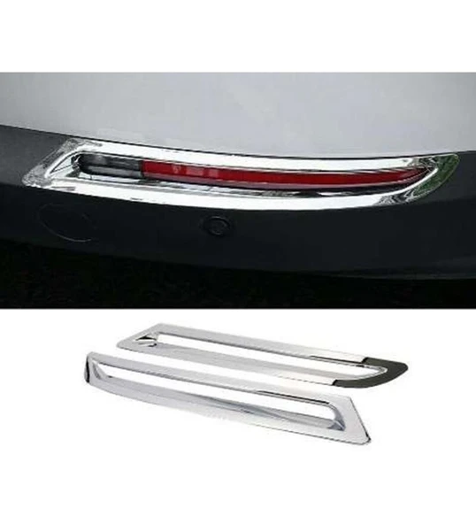 Volkswagen Tiguan Uyumlu 2008 2015 Arka Reflektör Çerçevesi Krom ürün görseli 1