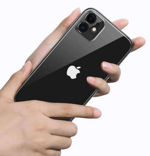 iPhone 11 Kılıf Gbox Matte Electroplated Silikon - Resim 2