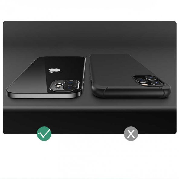 iPhone 11 Kılıf Gbox Matte Electroplated Silikon - Resim 5
