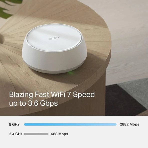 TP-LINK DECO BE25 BE3600 WIFI7 MESH ROUTER 2-li paket - Resim 4
