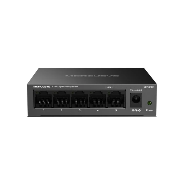 MERCUSYS 5port MS105GS GIGABIT YÖNETİLEMEZ SWITCH ürün görseli 1