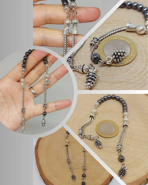 Hematit Taşı Sallamalık Zaza Tesbih 6mm (3214) ürün görseli 1