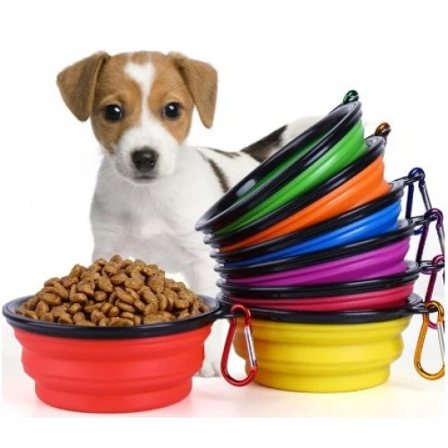 TİNEKE  Katlanabilir Kedi Köpek Mama Ve Su Kabı ürün görseli 1