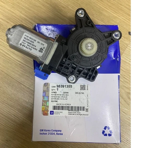 Chevrolet Captiva C140 Sağ Ön Cam Motoru GM.95391355 ürün görseli 1