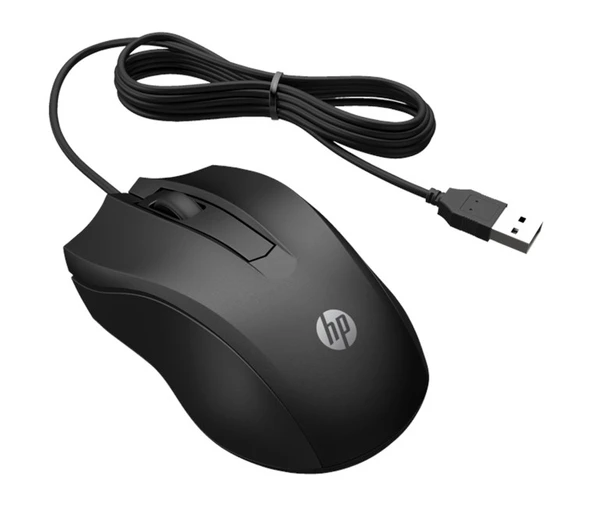 HP 105 Kablolu Mouse Siyah (822M9UT) - Resim 2