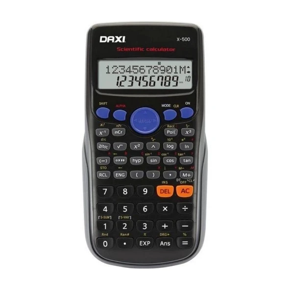 Daxi X-500 Siyah Bilimsel Hesap Makinesi ürün görseli 1