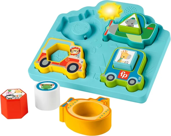 Fisher Price Sesli ve Işıklı Arabalar Puzzle HRP31 ürün görseli 1