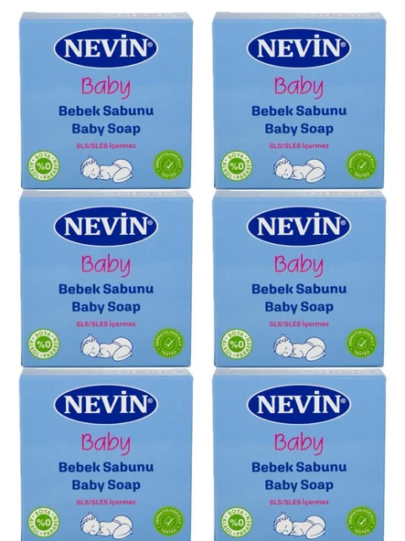 Nevin Bebek Sabunu 100gr 6 Adet ürün görseli 1