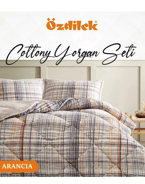 Özdilek Cottony Yorgan Seti Tek Kişilik (160x240)-Arancia ürün görseli 1