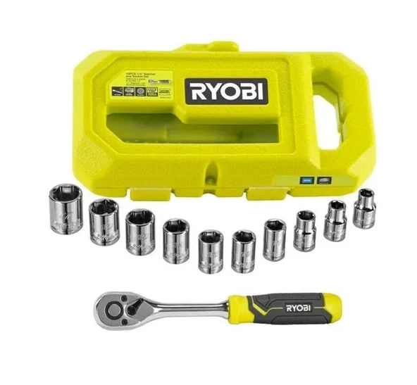 Ryobi RHRS10PC Lokma Takımı 1/4" 10 Parça ürün görseli 1