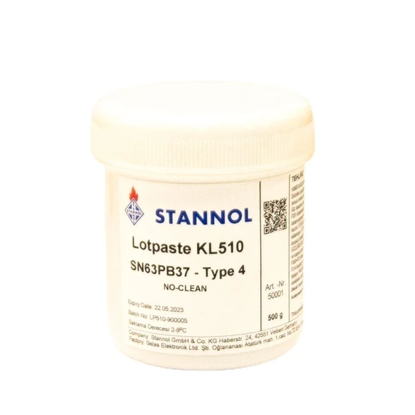 Sn63Pb37 Type 4 Krem Lehim - 1 Kg ürün görseli 1