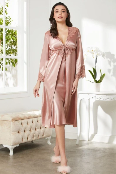 Pierre Cardin 6700 Kadın Kutulu Saten Altılı Gelin Çeyiz Seti ürün görseli 1