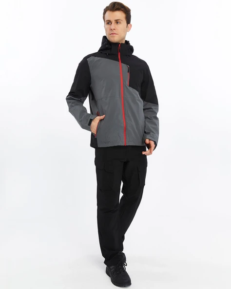 Mapamyumco Windbreaker Erkek Ceket-FÜME - Resim 3