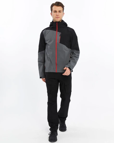 Mapamyumco Windbreaker Erkek Ceket-FÜME - Resim 2