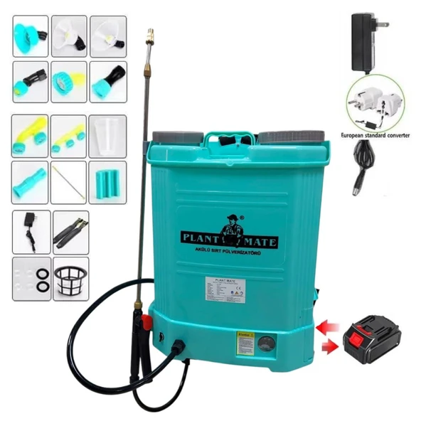 Plant Mate Lityum Akülü İlaçlama Pompası HX 16-C 16 lt ürün görseli 1