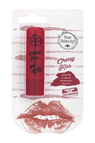 Bee Beauty Lip Balm Cherry Kiss ürün görseli 1