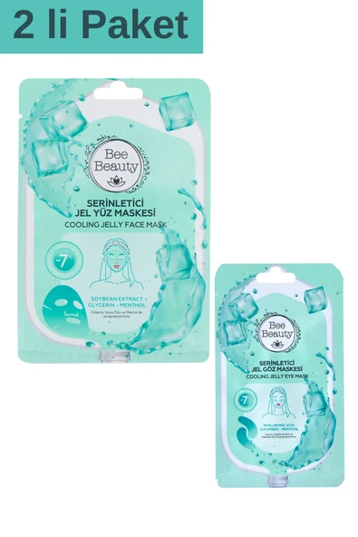 Bee Beauty Serinletici Jel Yüz + Göz Maskesi ürün görseli 1