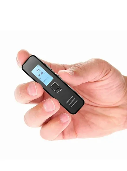 Metal Kasa 32 Gb Dijital Ekranlı Ses Kaydedici Kulaklıklı Mini Ses Kayıt Cihazı Kristal Mikrofonlu KB60 ürün görseli 1