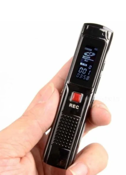 16 Gb Ses kayıt Cihazı Dijital Kristal Mikrofonlu Ev İşyeri Dinleme Cihazı HS26 ürün görseli 1