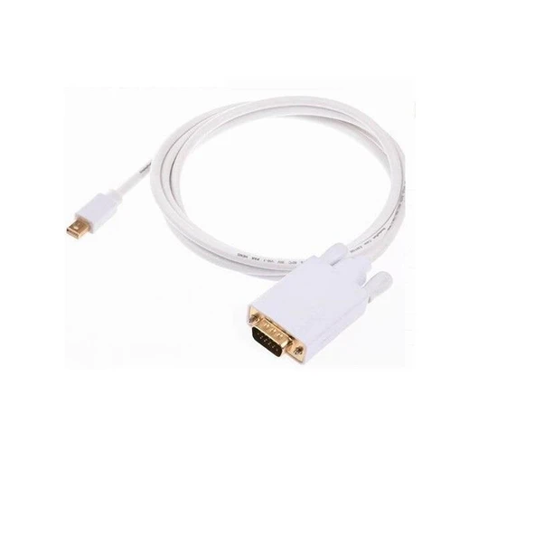 Mini Displayport To Vga Thunderbolt Monitör Çevirici Dönüştürücü Kablo 3 Metre ürün görseli 1